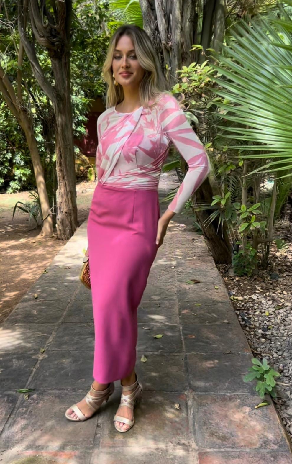 Vestido Escarlett rosa