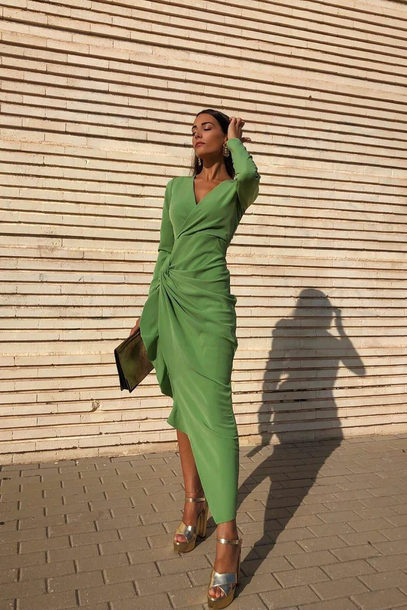 Vestido Bianca miJimena verde