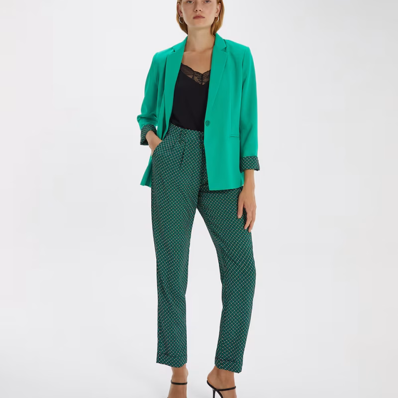 Pantalón estampado Andam verde