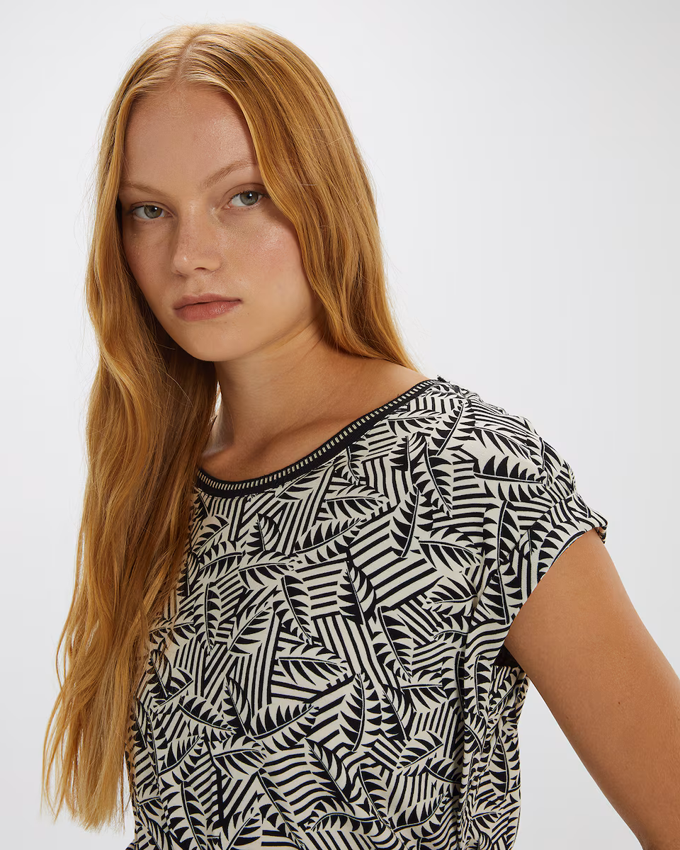 Camiseta estampada Andam negro - Imagen 4