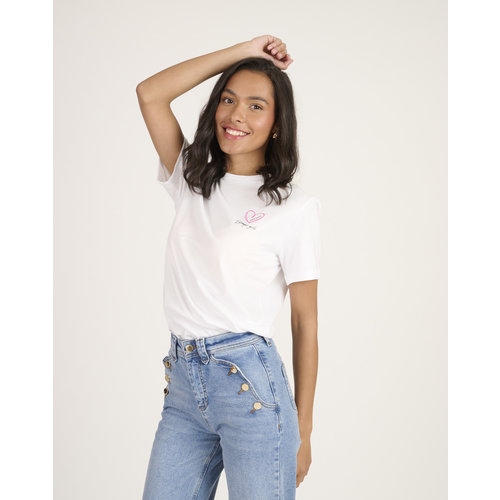 Camiseta solidaria NafNaf blanca