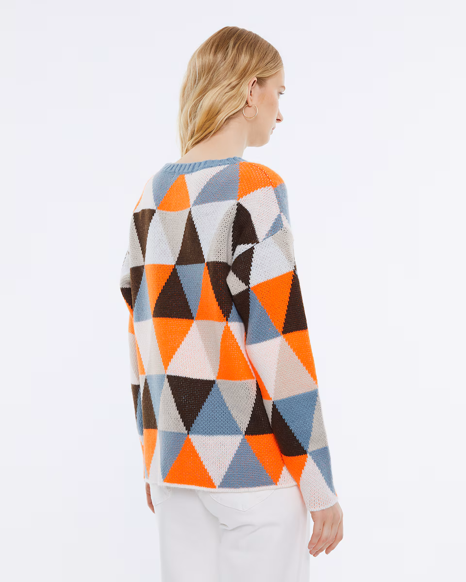 Jersey tricot Andam multicolor - Imagen 4