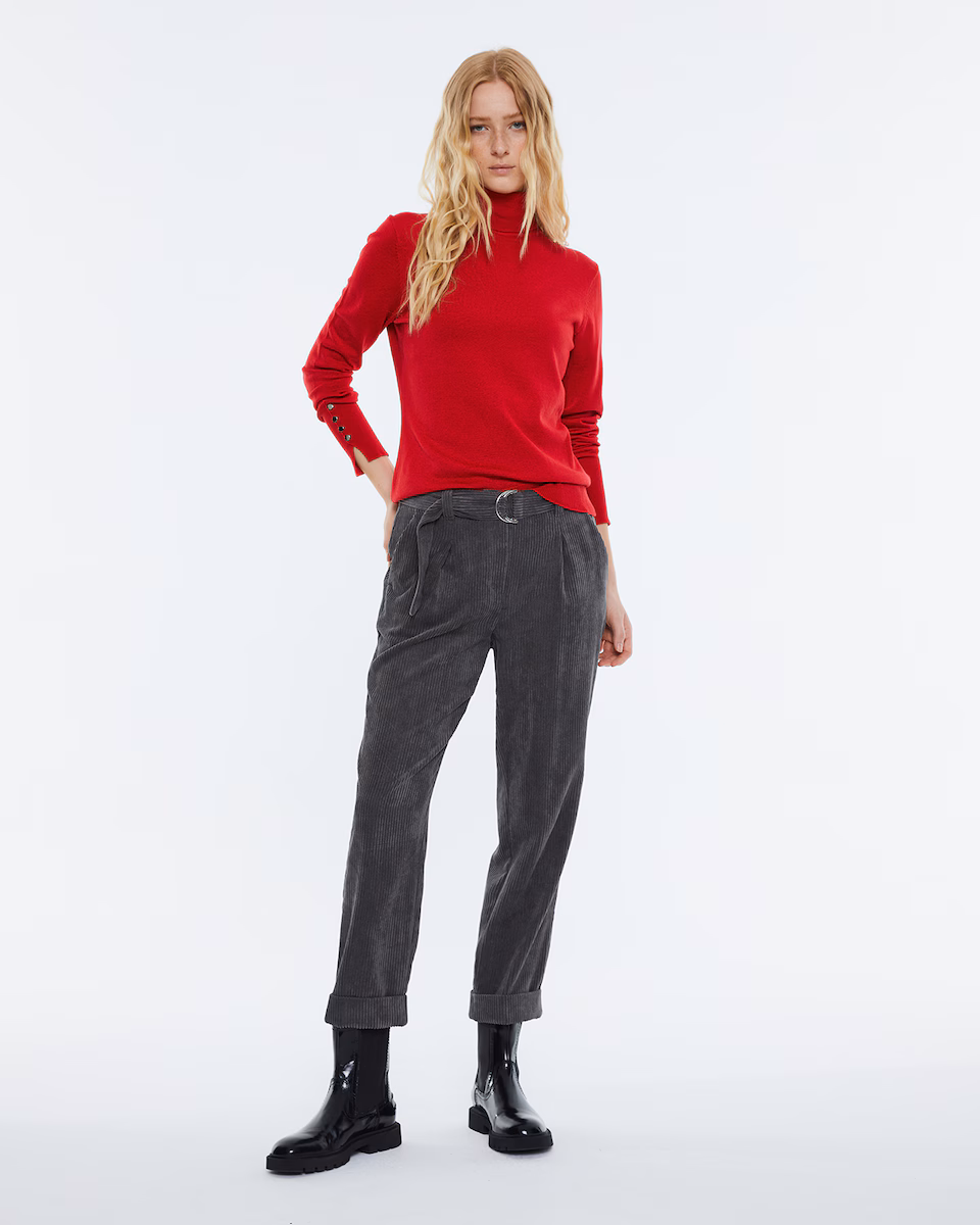 Jersey cuello Andam rojo - Imagen 2