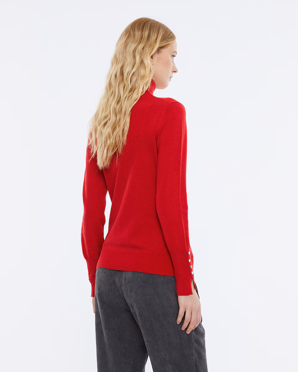 Jersey cuello Andam rojo - Imagen 4