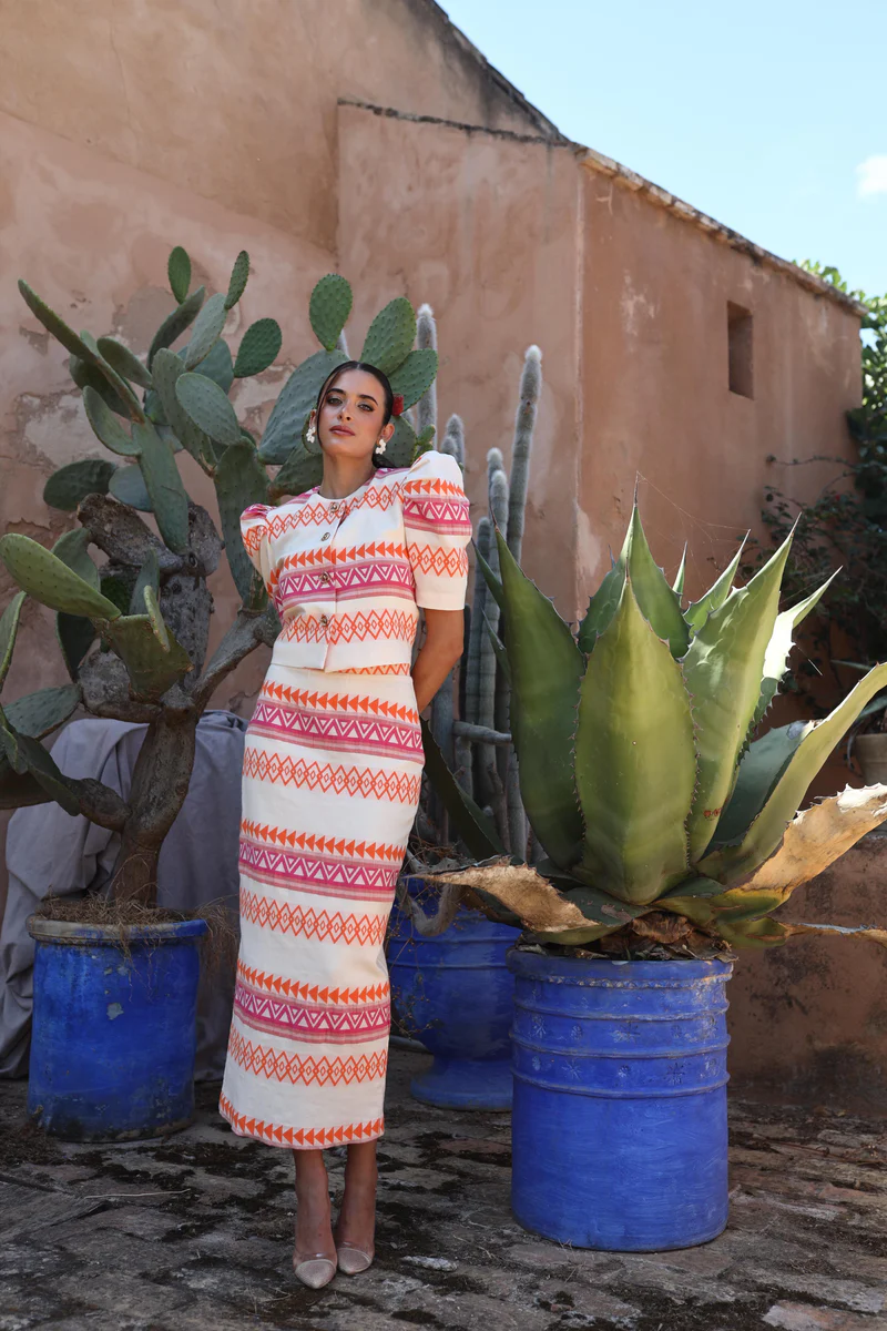 Vestido Trini Magnolia Kobus naranja