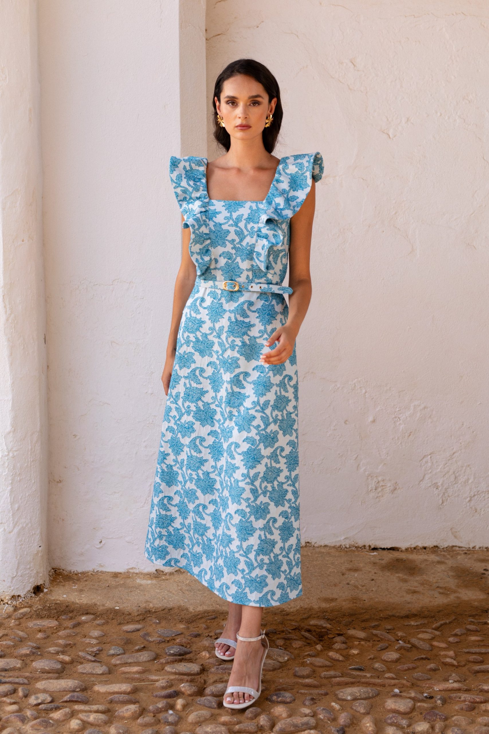 Vestido Giorgia Meryfor azul