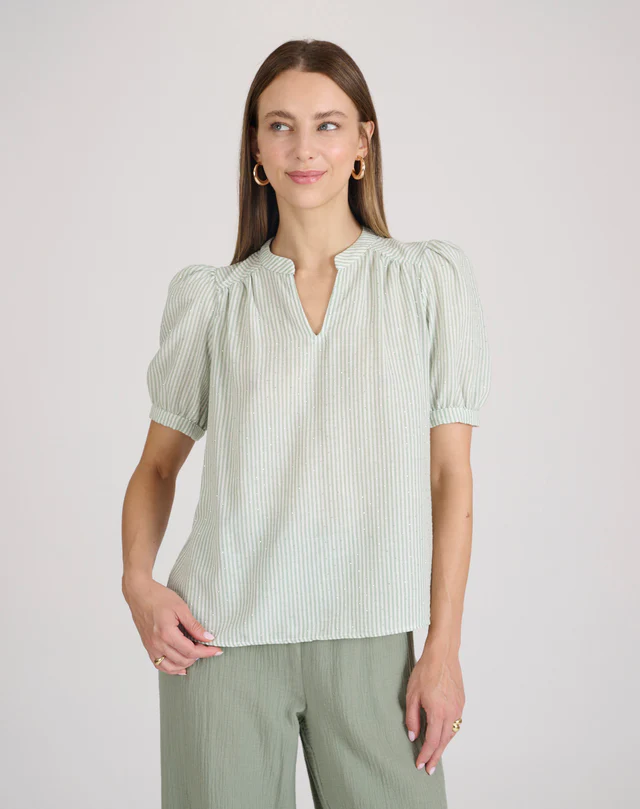 Blusa Bohemia NafNaf verde