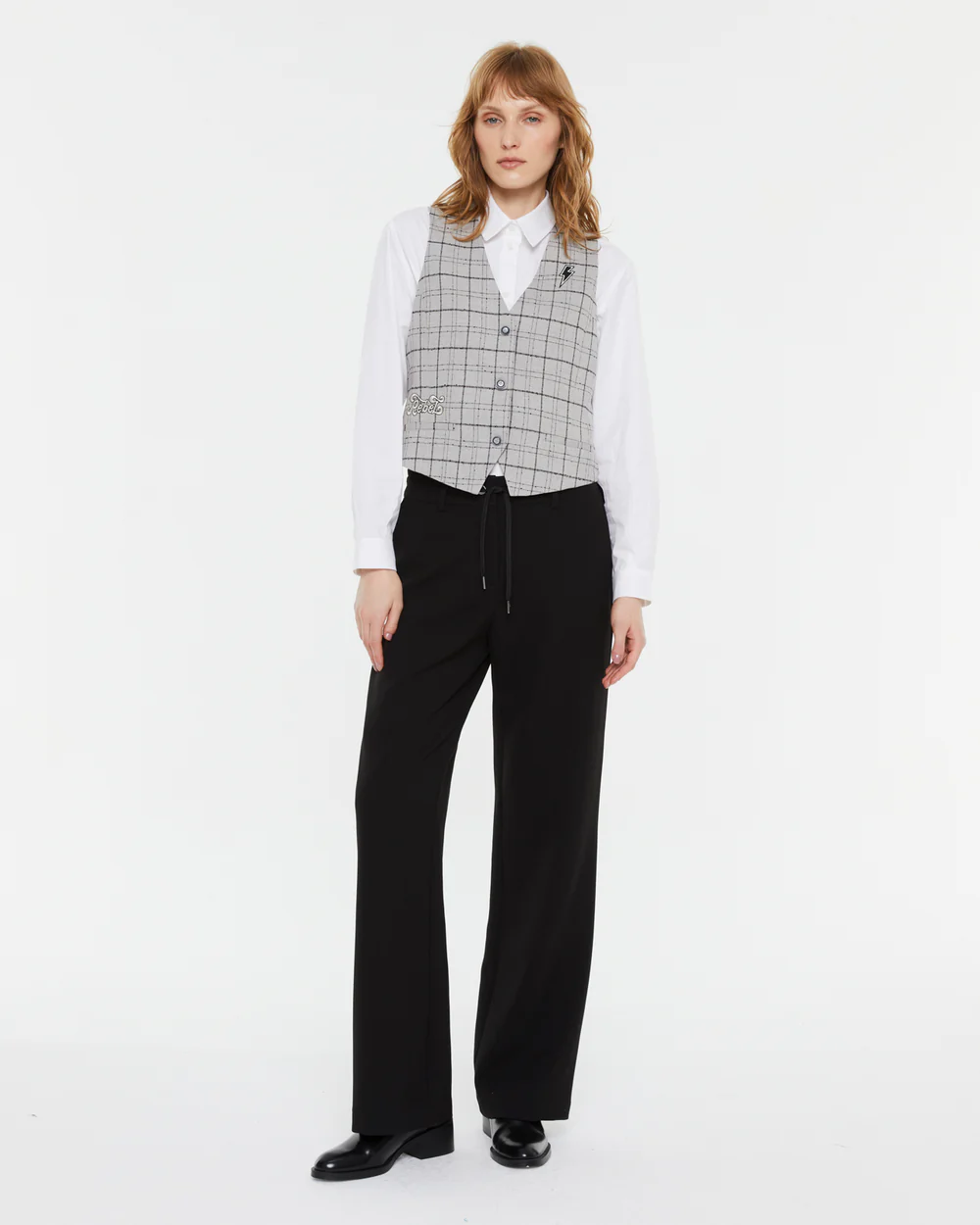PantalĂłn ancho Andam negro