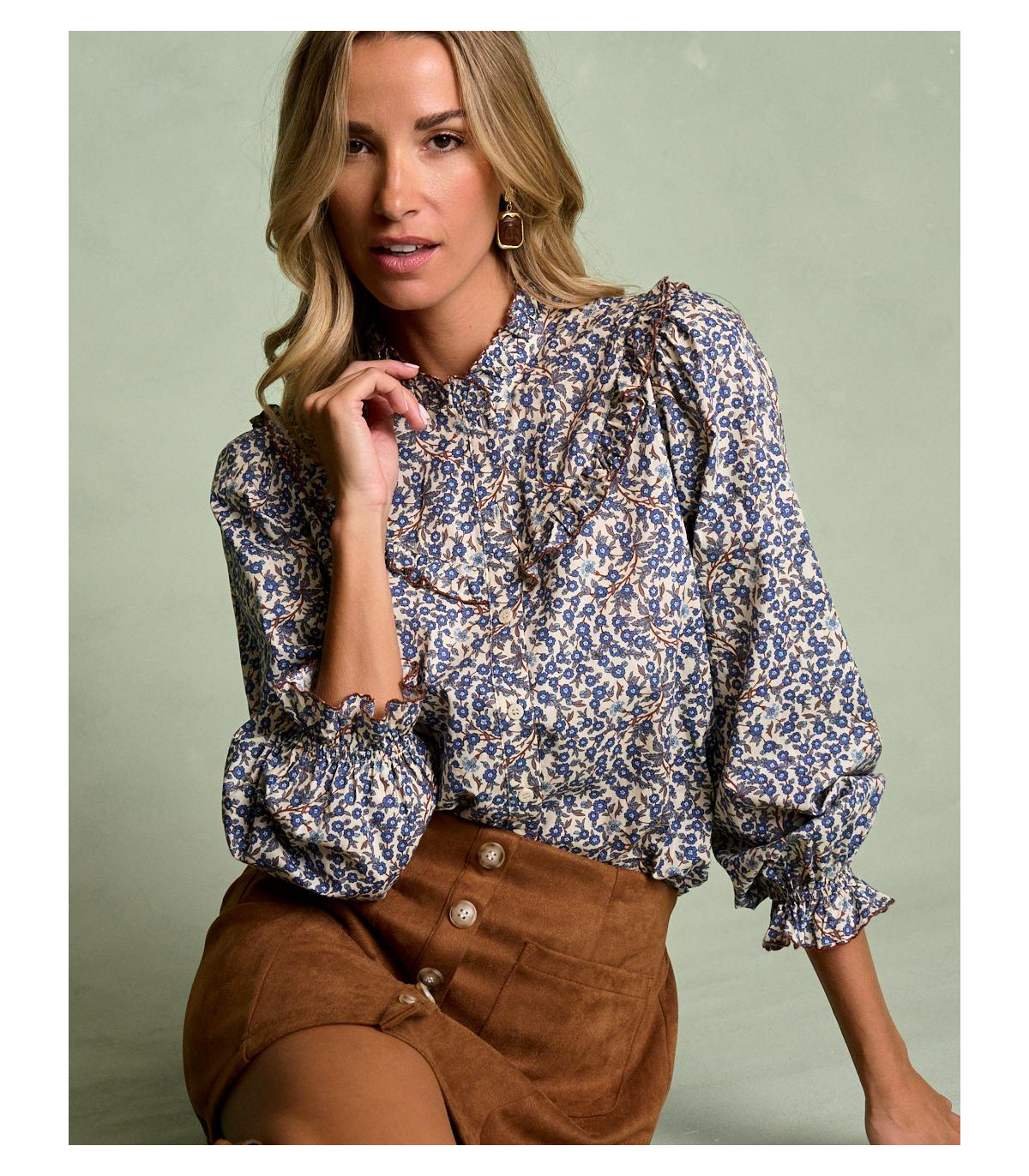 Camisa Bordado Antibes Denim