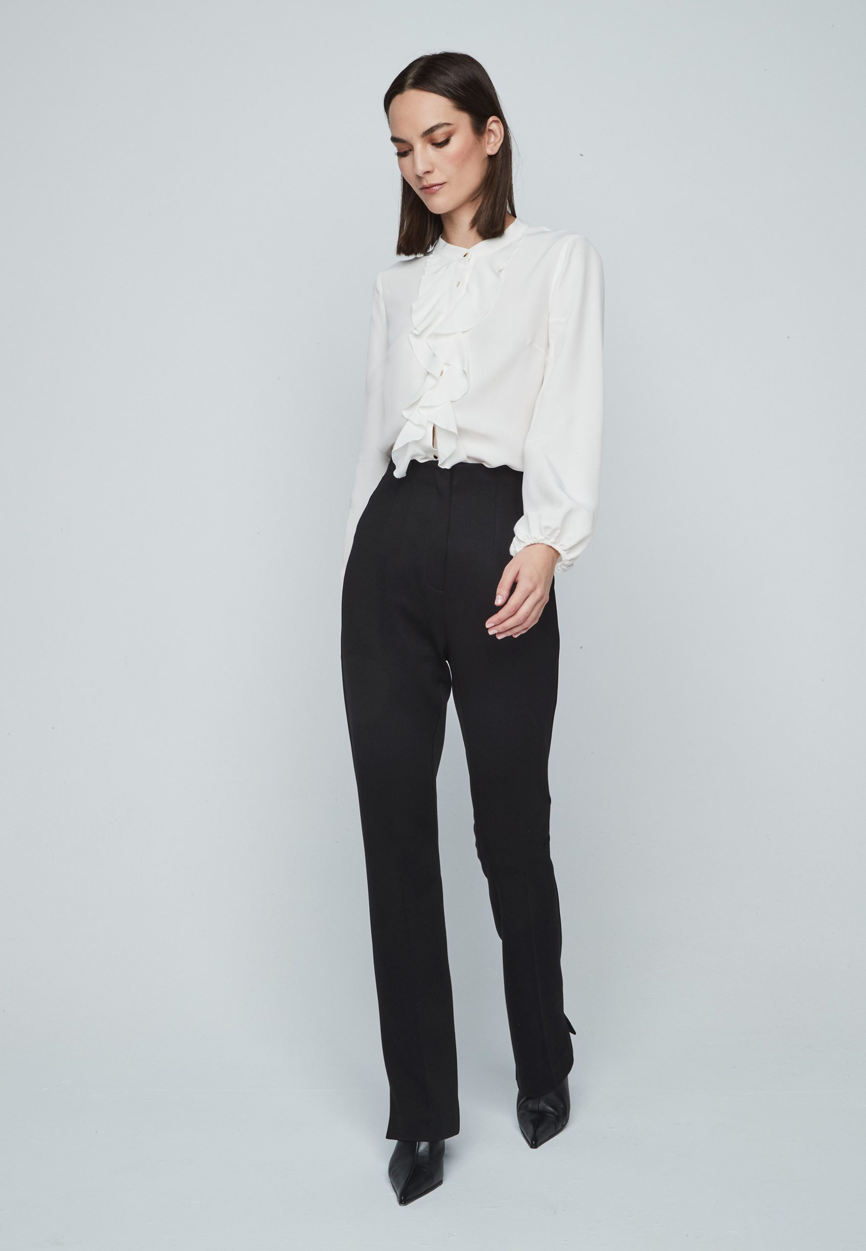 PantalĂłn flare Dandara negro
