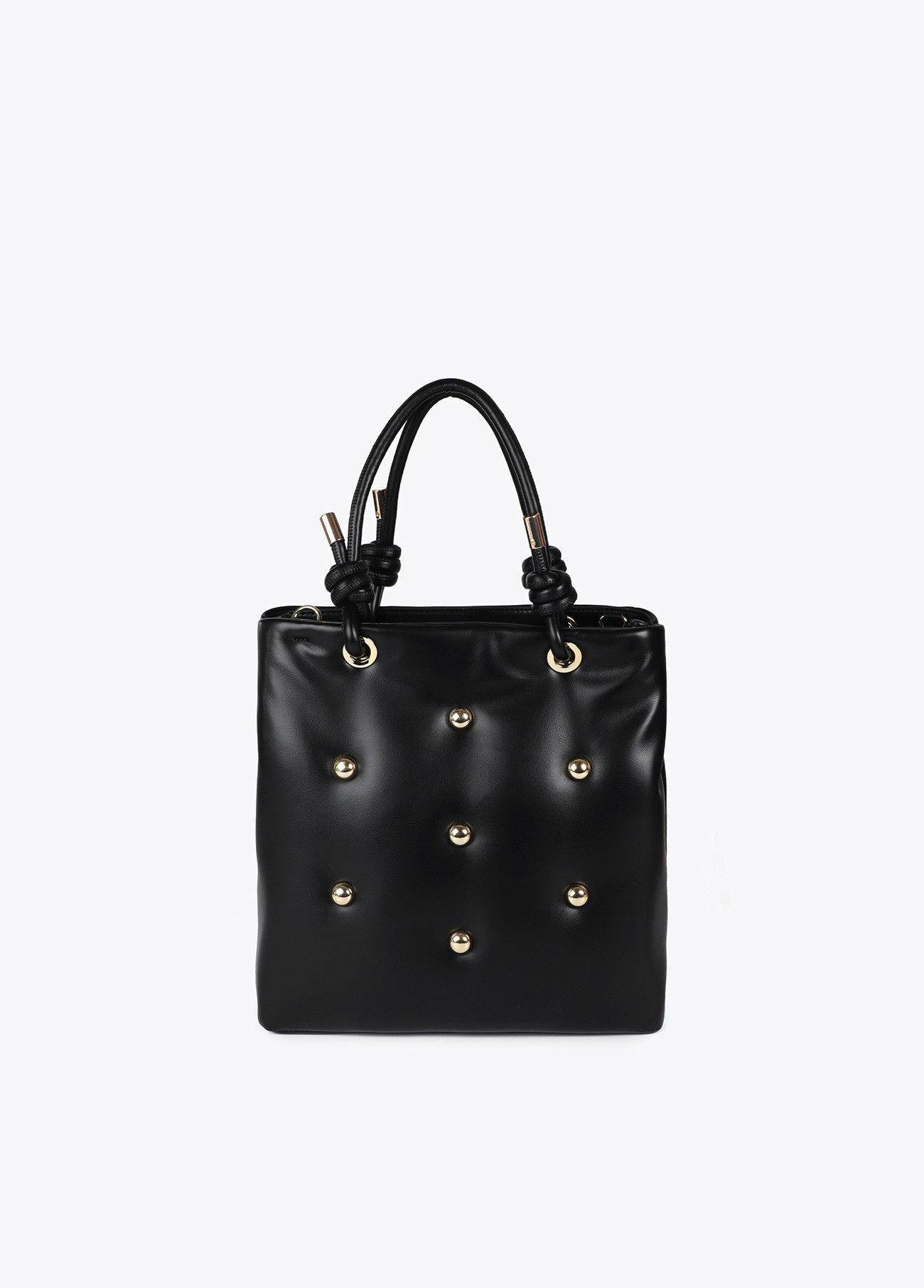 Bolso Acolchado Efecto Piel Lola Casademunt negro