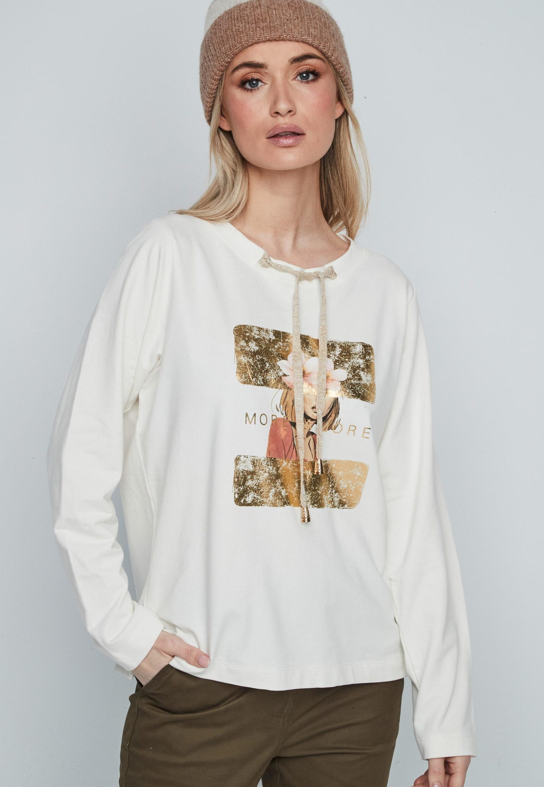 Camiseta dorados Dandara beige
