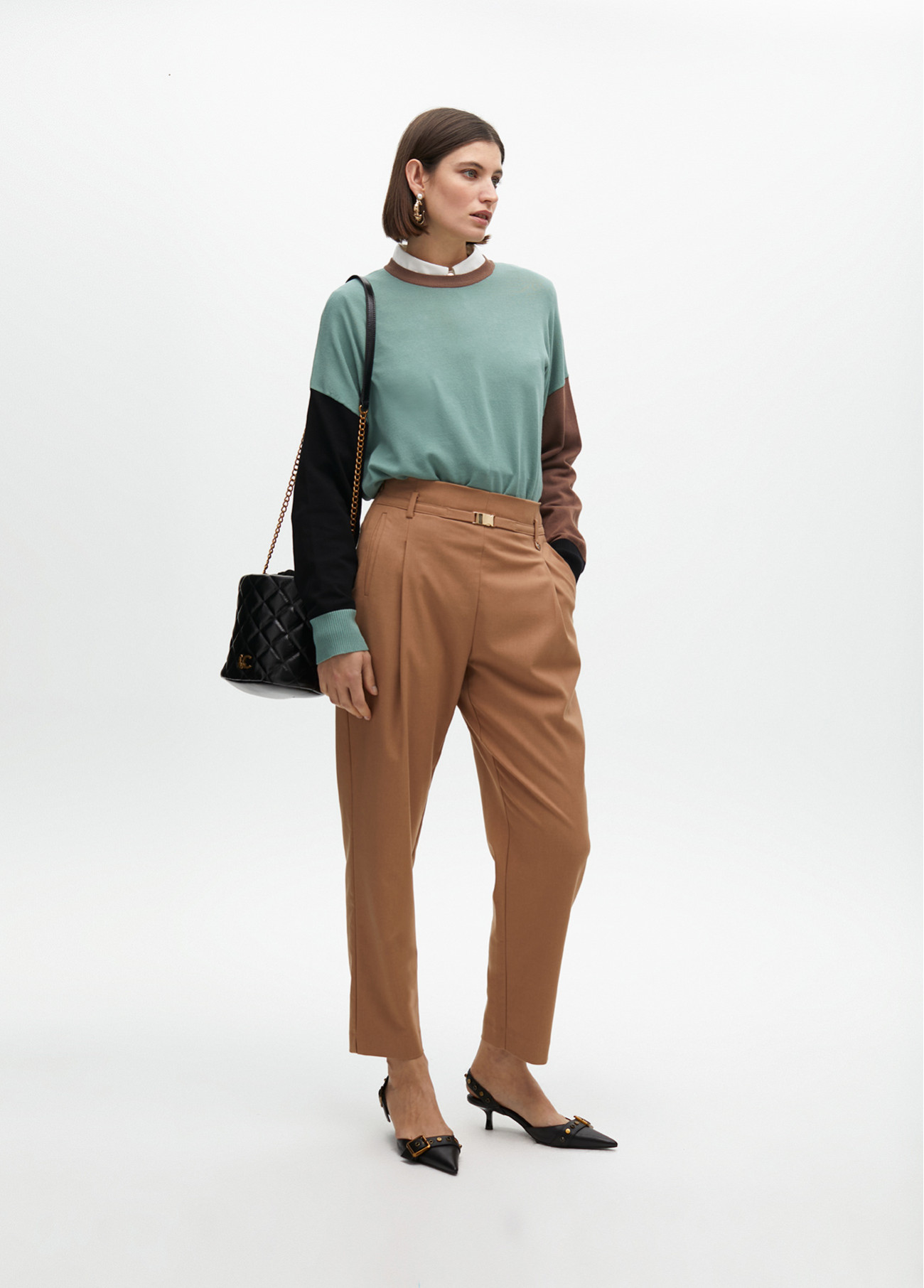 Pantalón jogger Lola Casademunt camel