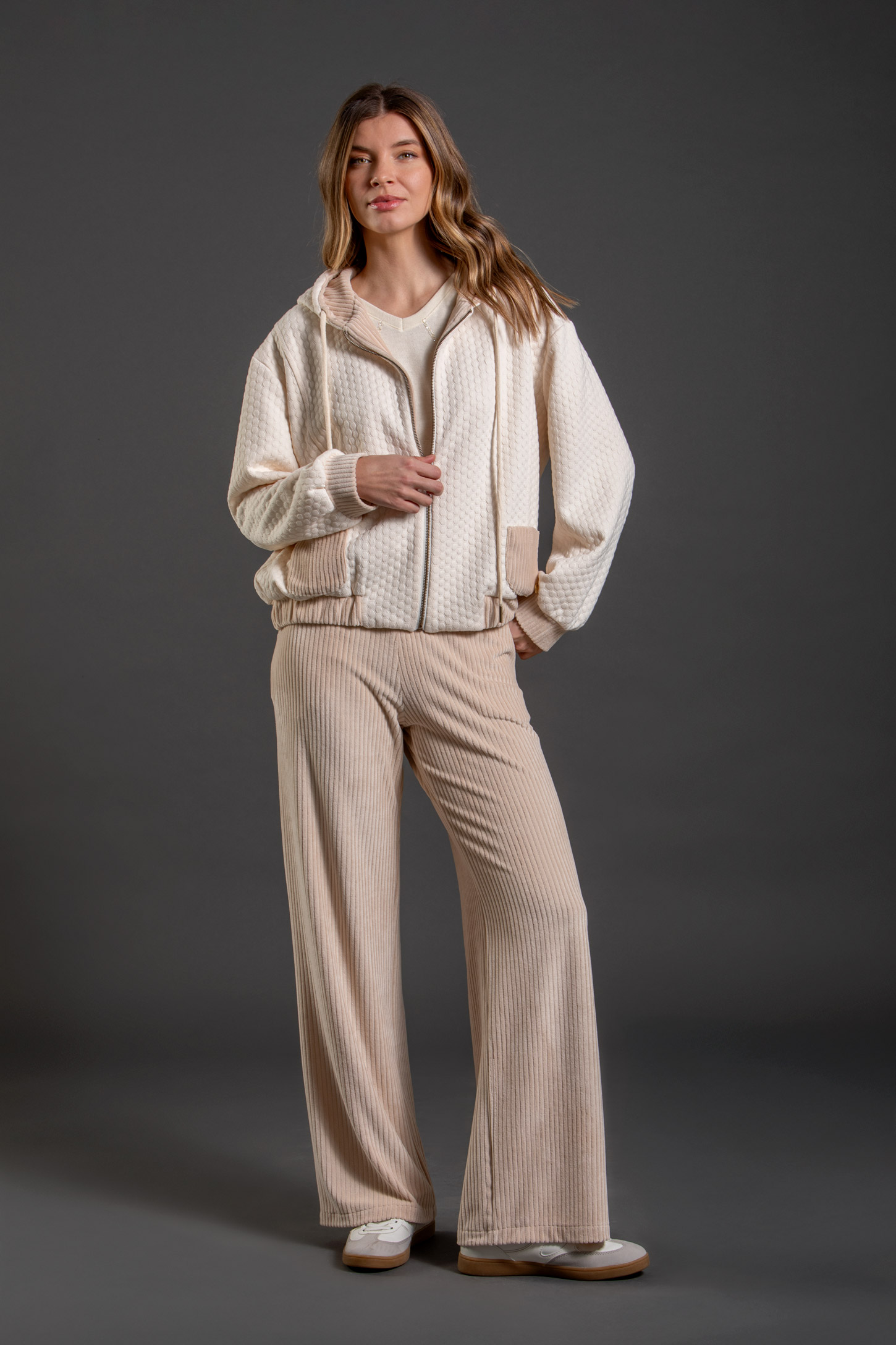 PantalĂłn de mujer Panna Soet crudo