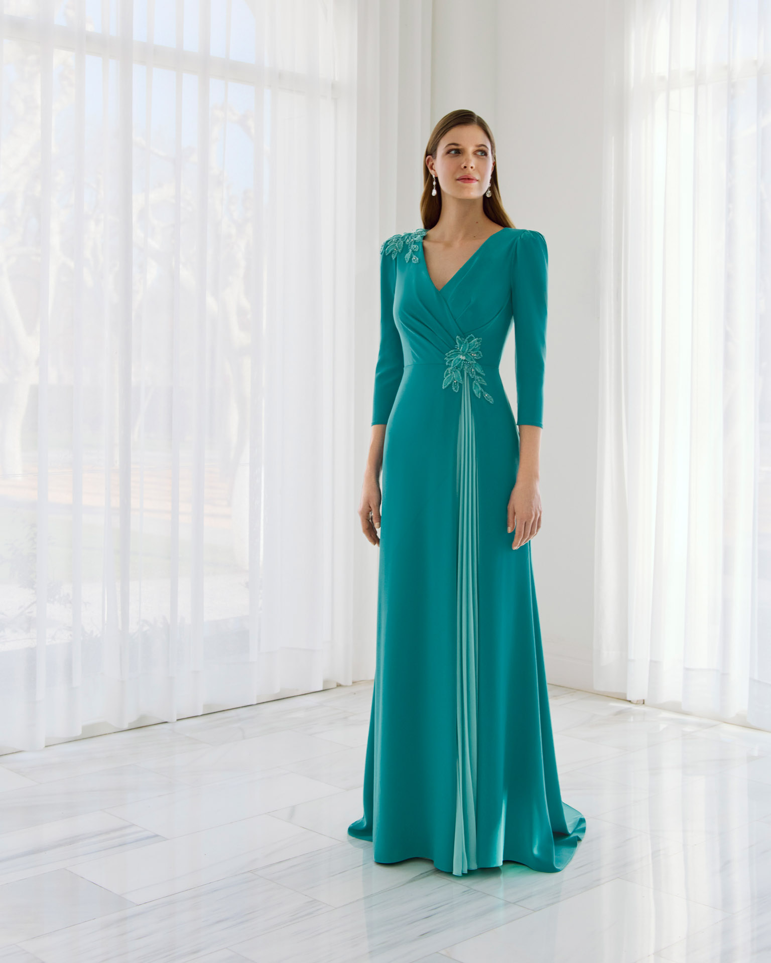 Vestido COUTURE CLUB turquesa