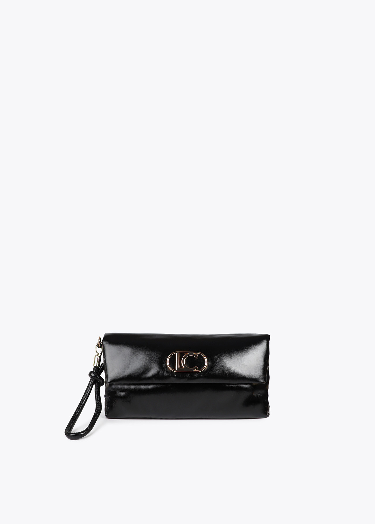 Cartera de mano acolchada Lola Casademunt negro
