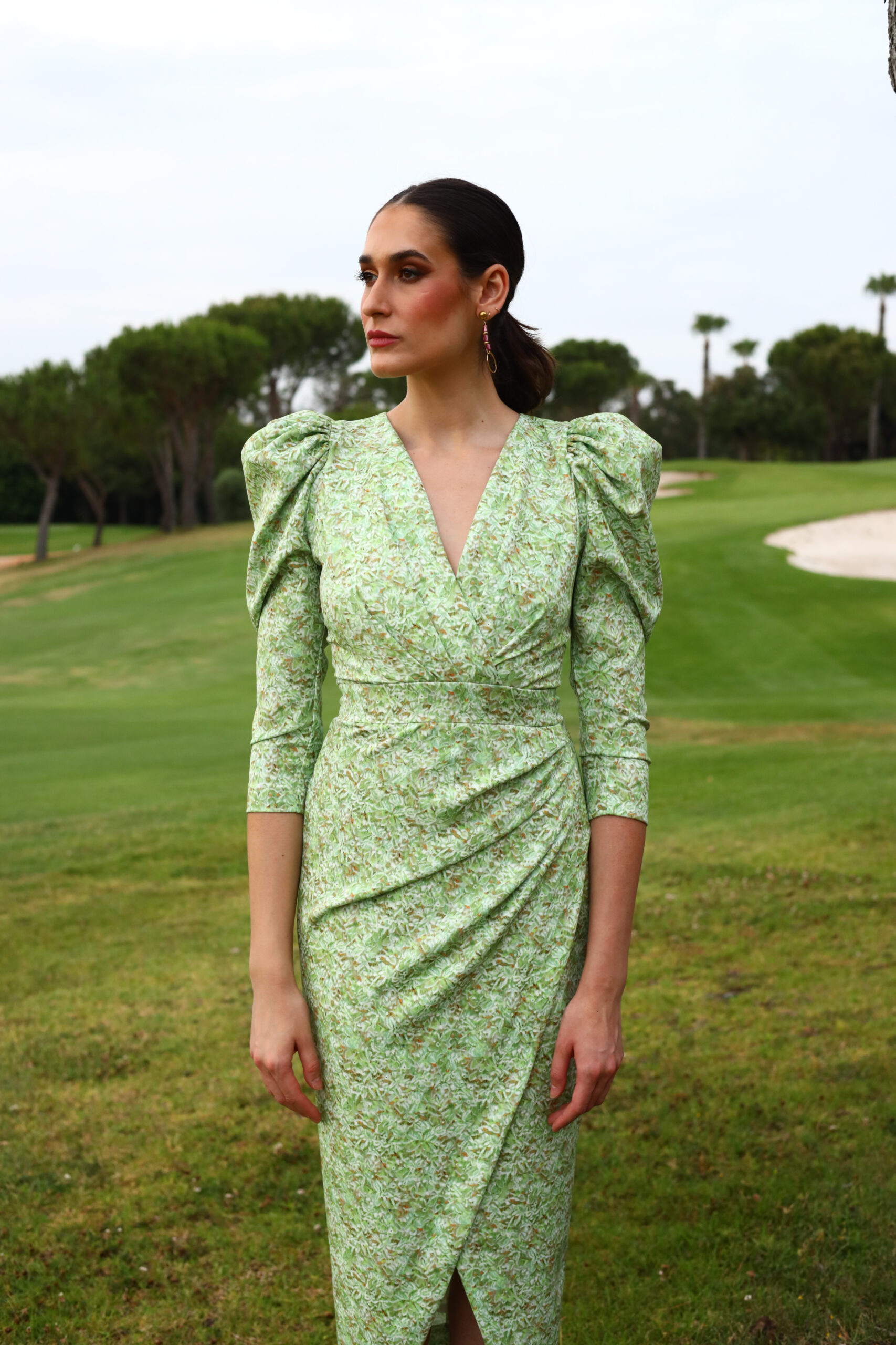 Vestido Magnolia Kobus Horia verde