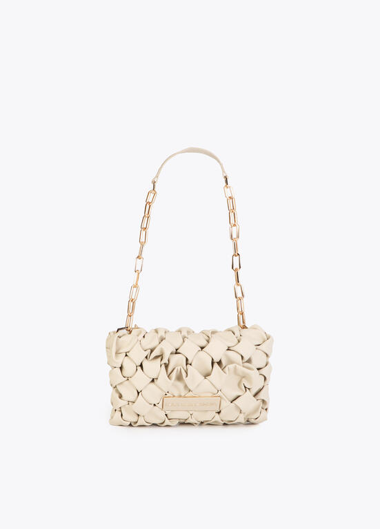 Bandolera efecto nudos Lola Casademunt crudo