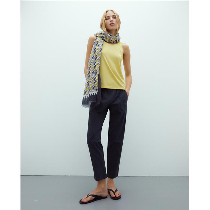 Pantalón tobillero Andam gris