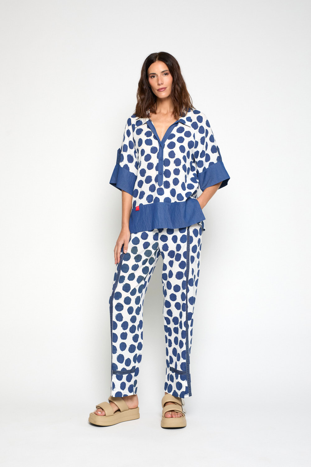 Pantalón Venus Azul Poupee Chic