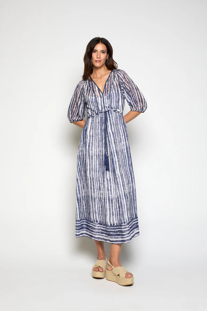 Vestido Aura Marino Poupee Chic