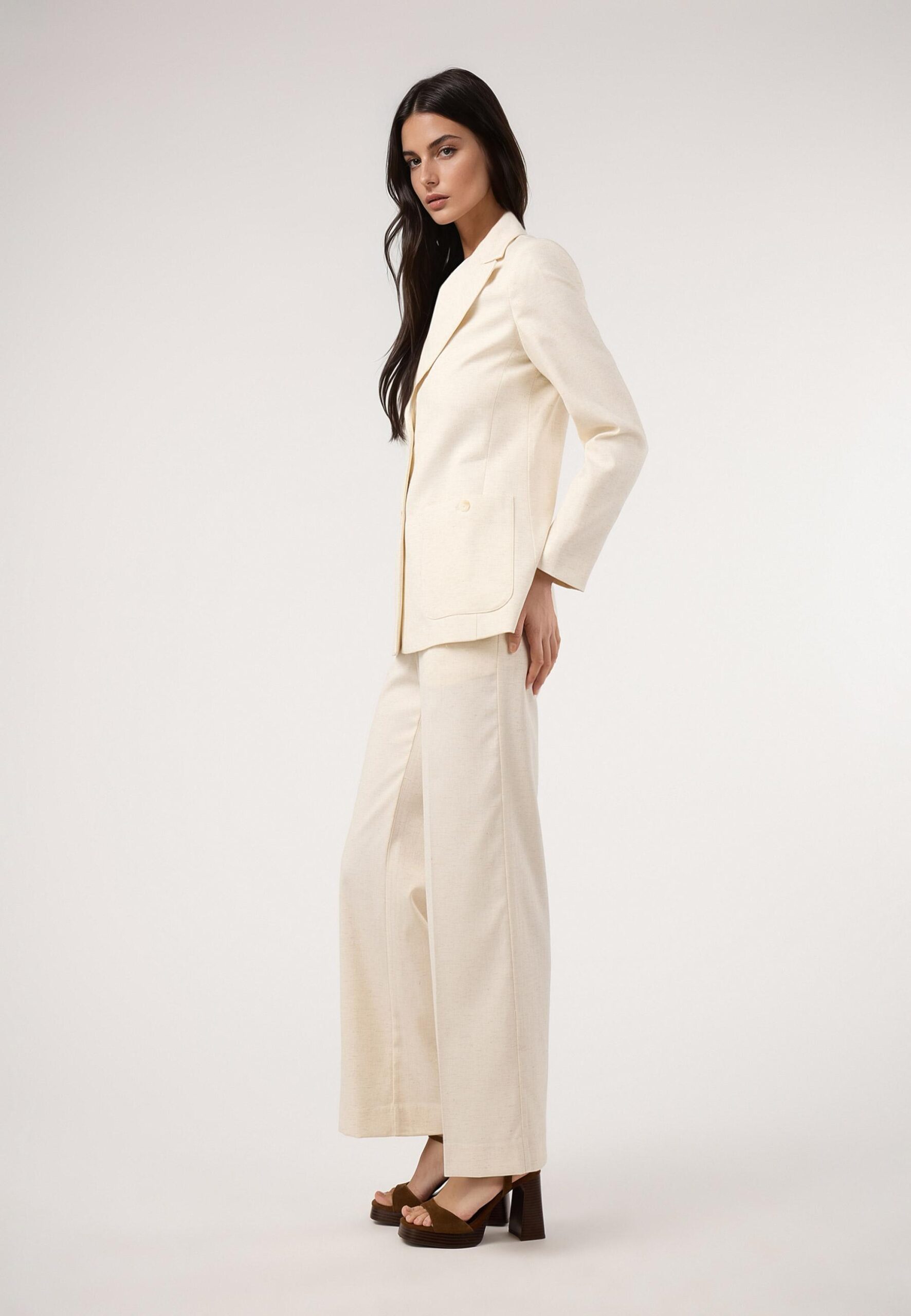 Blazer de Espiga crudo Dandara