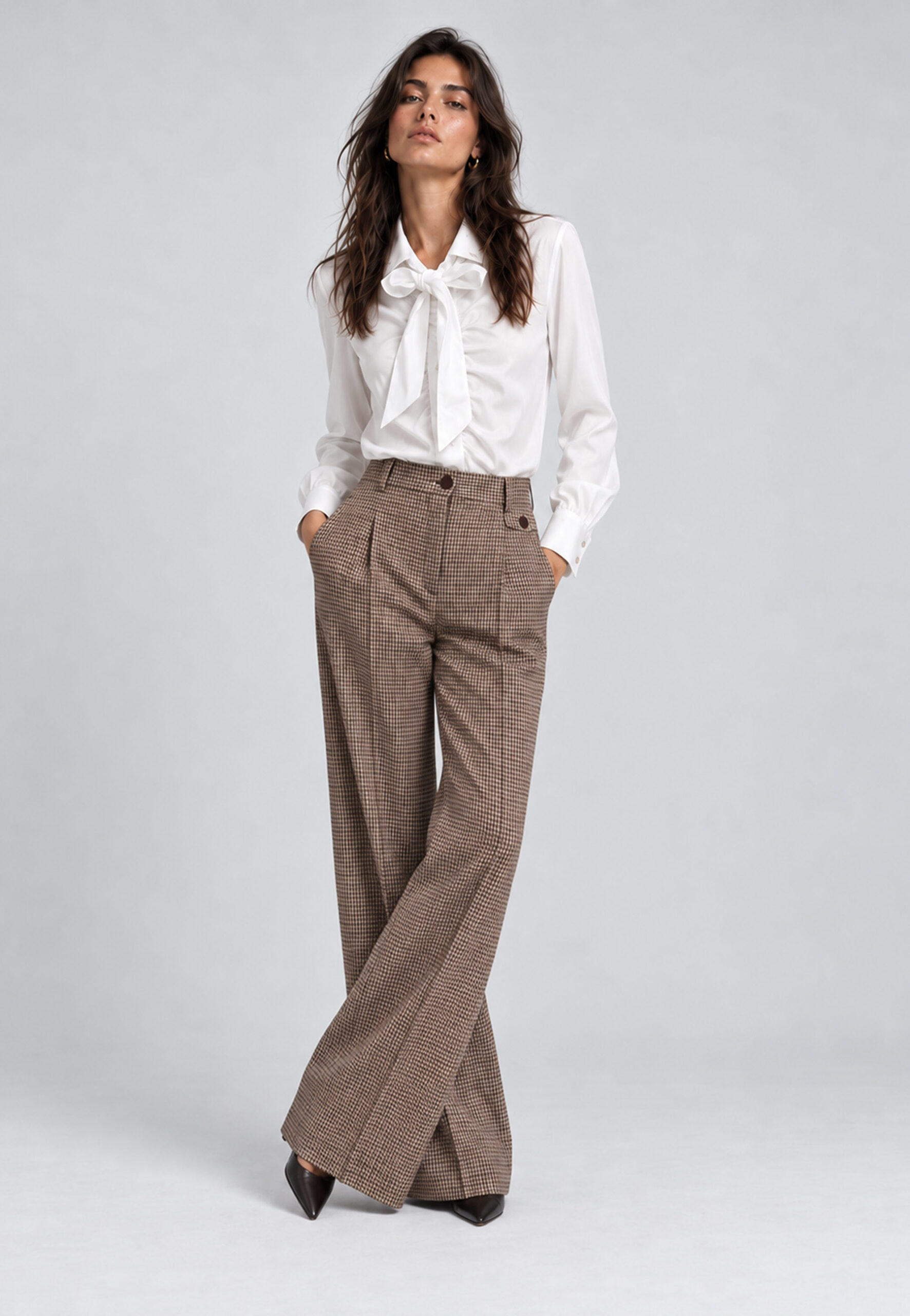 Pantalón de traje Dandara granate
