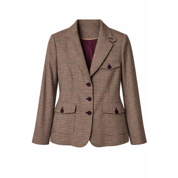 Chaqueta sahariana de mujer Dandara granate