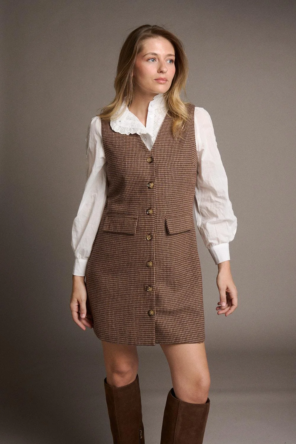 Vestido Pichi Auri Polin et moi marrón