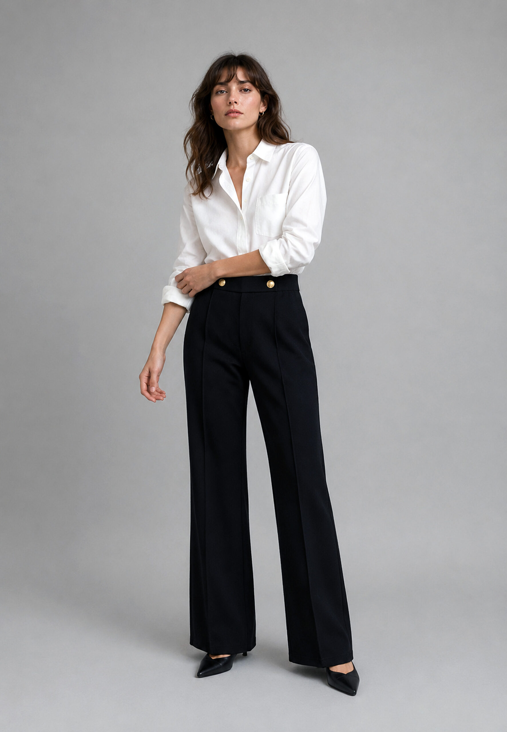 Pantalón experience flare Dandara negro